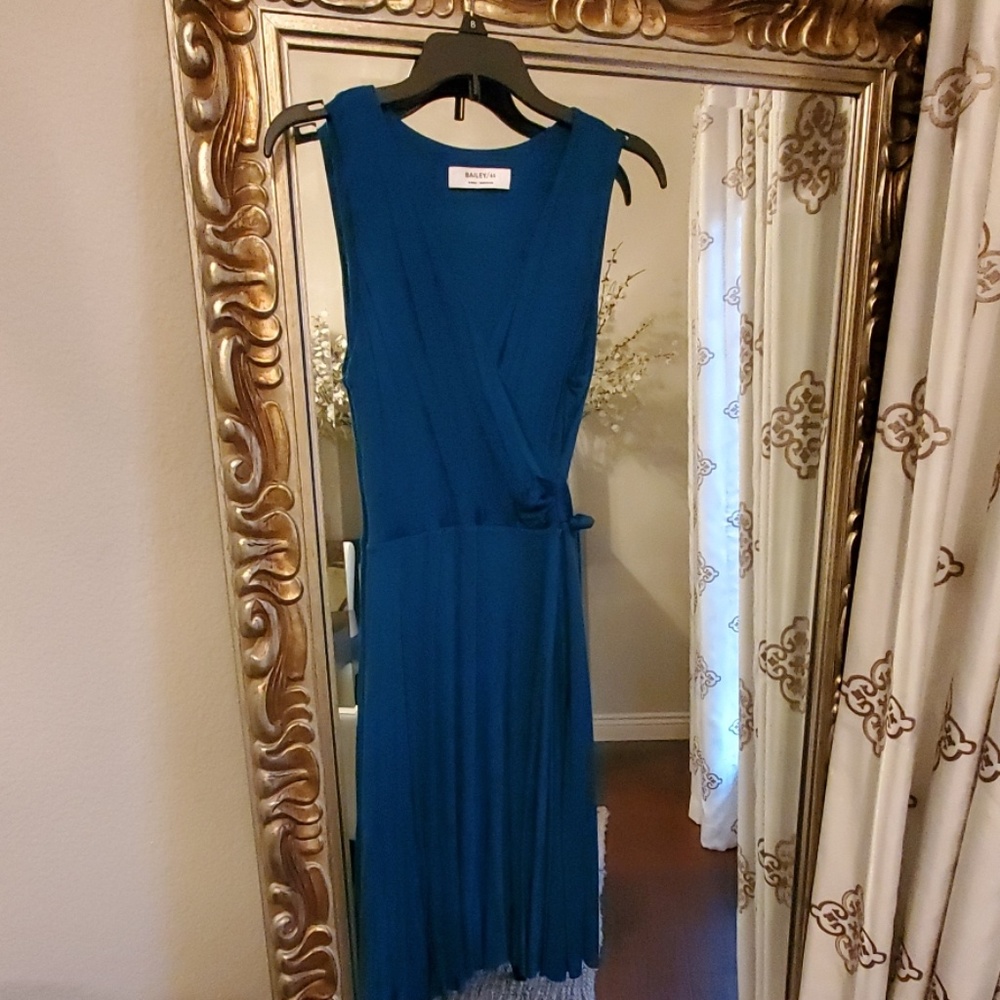 Bailey 44 knit faux wrap dress